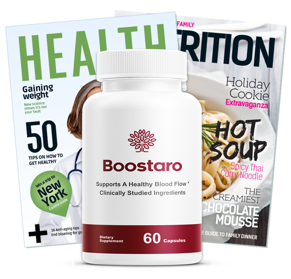 Boostaro natural ingredients illustration