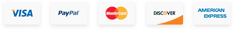 Boostaro accepted payment methods credit card logos